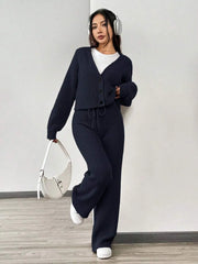 Ultraweiches Strickset für Damen – Gemütlicher Komfort und Stil für Herbst und Winter 