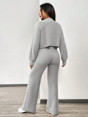 Ultraweiches Strickset für Damen – Gemütlicher Komfort und Stil für Herbst und Winter 