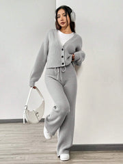 Ultraweiches Strickset für Damen – Gemütlicher Komfort und Stil für Herbst und Winter 