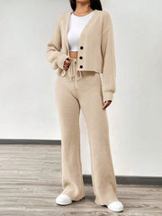 Ultraweiches Strickset für Damen – Gemütlicher Komfort und Stil für Herbst und Winter 