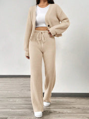 Ultraweiches Strickset für Damen – Gemütlicher Komfort und Stil für Herbst und Winter 