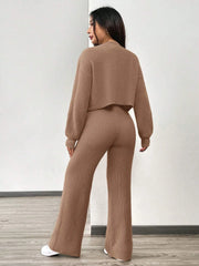 Ultraweiches Strickset für Damen – Gemütlicher Komfort und Stil für Herbst und Winter 