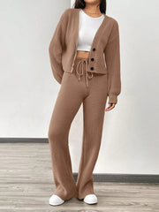 Ultraweiches Strickset für Damen – Gemütlicher Komfort und Stil für Herbst und Winter 